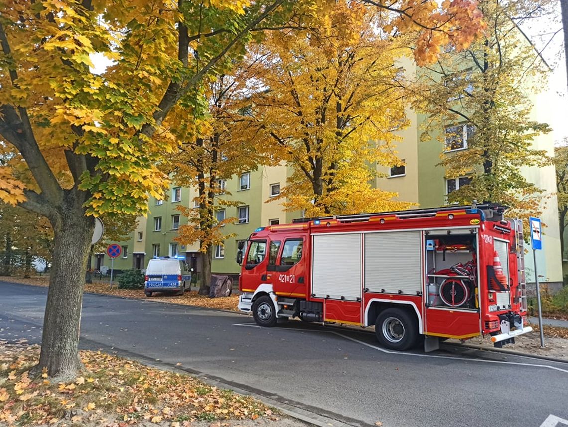 Tym razem na pomoc było za późno. Służby ratunkowe weszły do mieszkania przy Harcerskiej