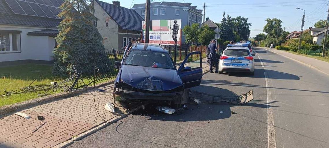 Uciekał przed policyjnym pościgiem, bo miał sądowy zakaz jazdy. Kulisy sobotniej kolizji w Sławięcicach