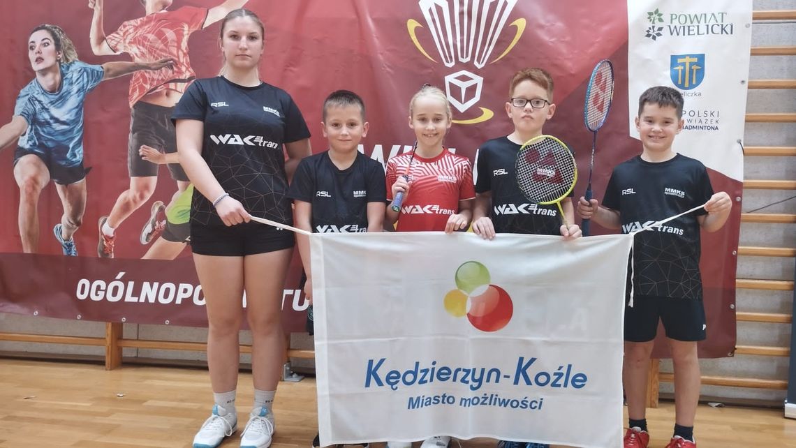 Udany występ badmintonistów MMKS-u w Wieliczce. Do Kędzierzyna-Koźla wrócili z pięcioma medalami