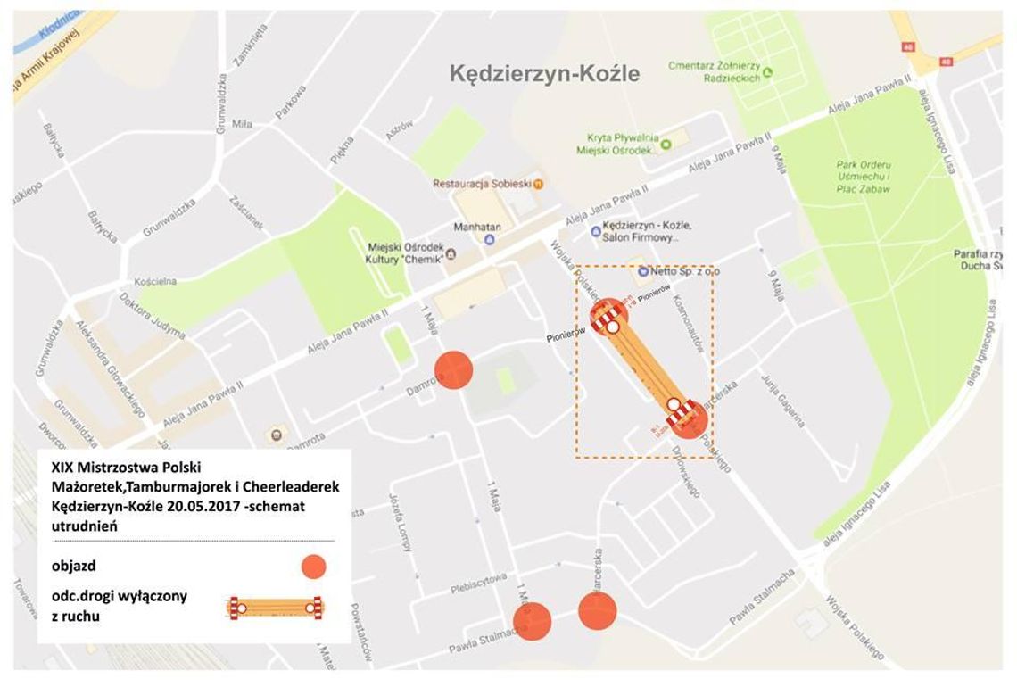 Ulicą Wojska Polskiego będą maszerować mażoretki. Utrudnienia dla kierowców