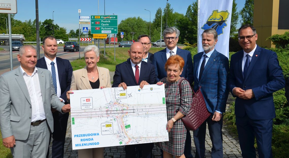 Umowa na projekt przebudowy ronda Milenijnego podpisana. Powstanie kilometrowa estakada