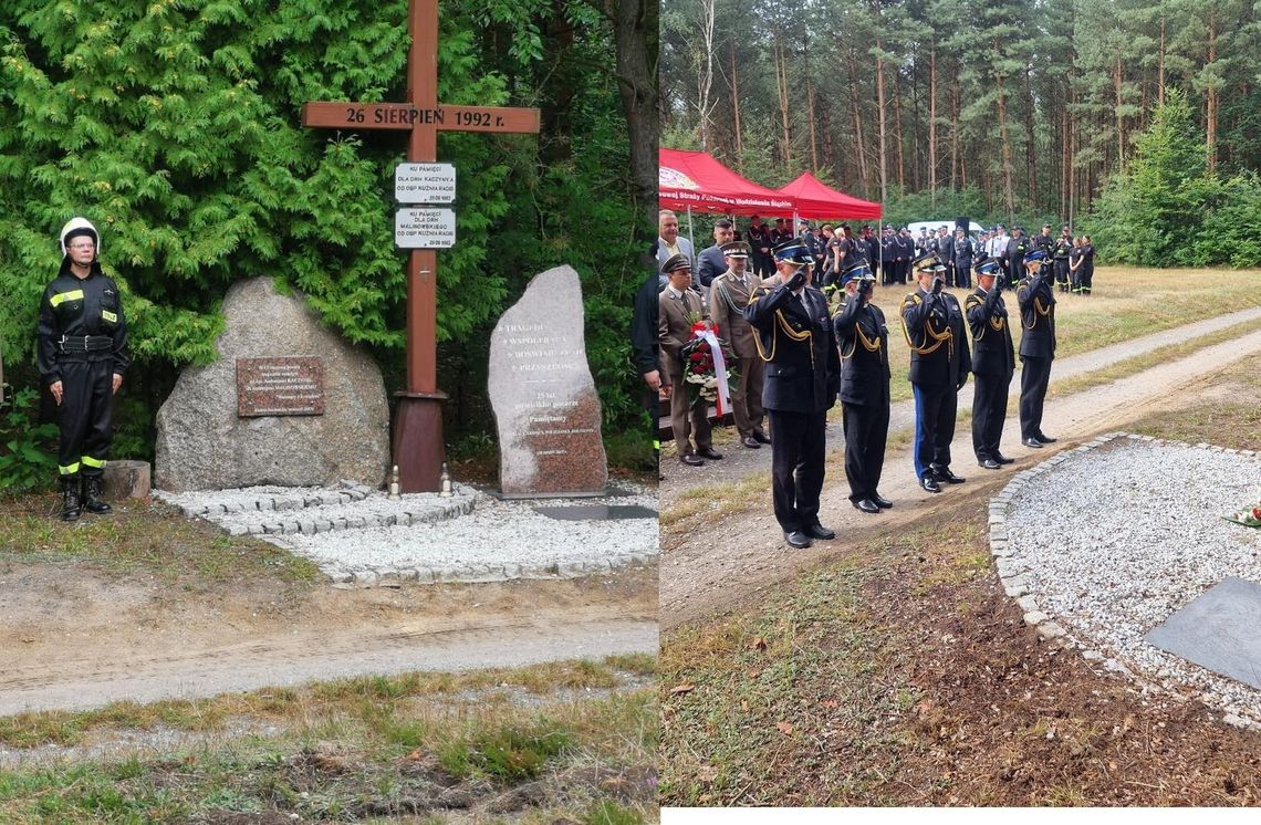 Upamiętnili 31. rocznicę wielkiego pożaru lasu w Kuźni Raciborskiej