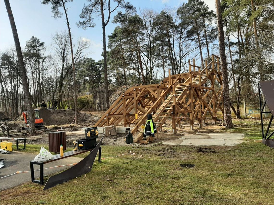 W Blachowni trwa rozbudowa toru do wyczynowej jazdy. Powstaje "dirt park" do skoków i ewolucji w powietrzu