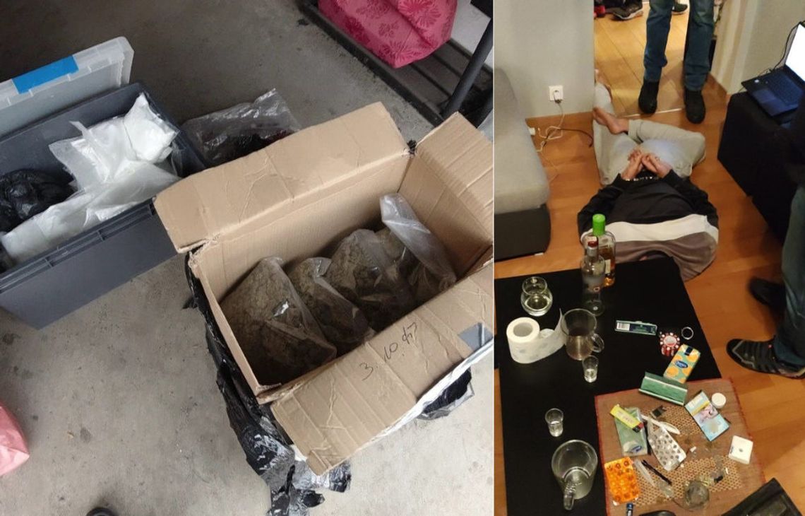 W garażu na terenie Kędzierzyna-Koźla trzymali 25 kg narkotyków. To był magazyn kiboli [WIDEO, ZDJĘCIA]