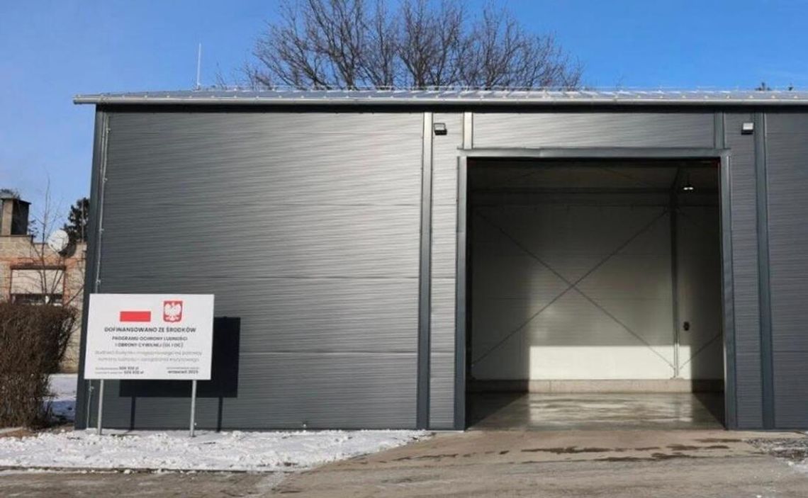 Bierawa ma magazyn ochrony ludności i zarządzania kryzysowego. Inwestycja za pół miliona złotych