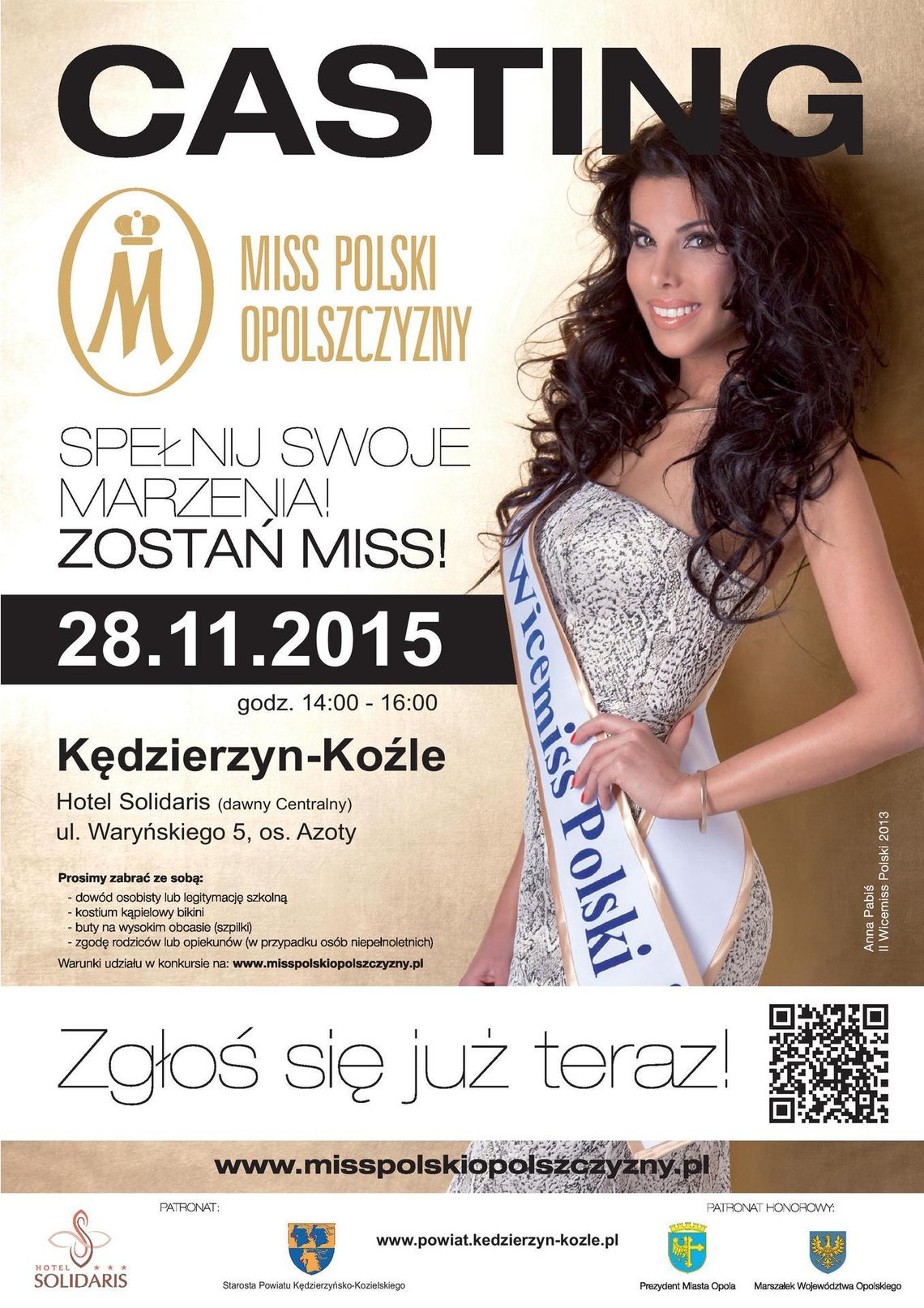 W Kędzierzynie-Koźlu odbędzie się casting do Miss Polski Opolszczyzny