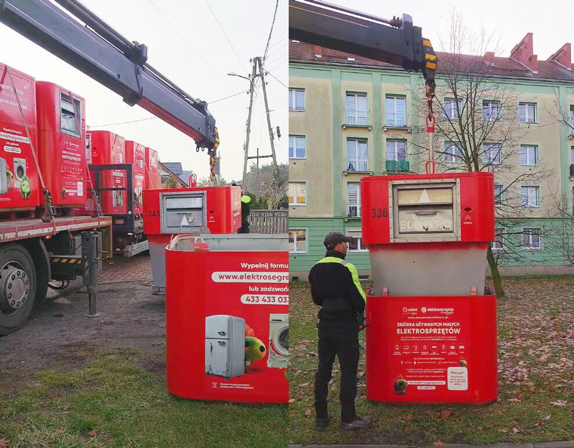 W Kędzierzynie-Koźlu pojawią się specjalne czerwone pojemniki na elektroodpady - od baterii po małe urządzenia