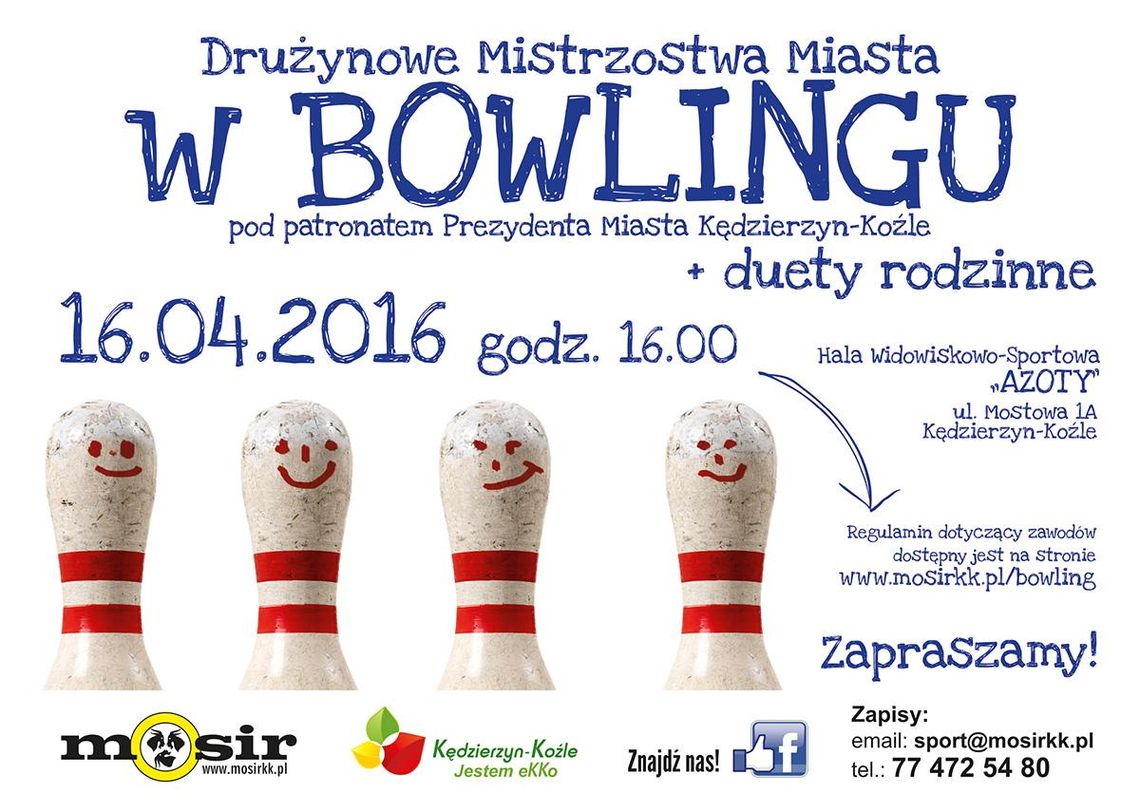 W sobotę drużynowe Mistrzostwa Miasta w bowlingu