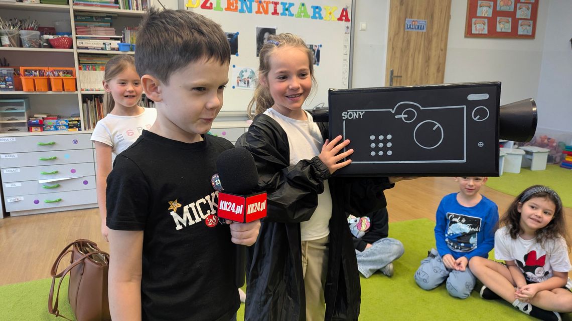 „Żuczki” zostały reporterami. Odwiedziliśmy Publiczne Przedszkole nr 9, by uchylić rąbka tajemnicy o zawodzie