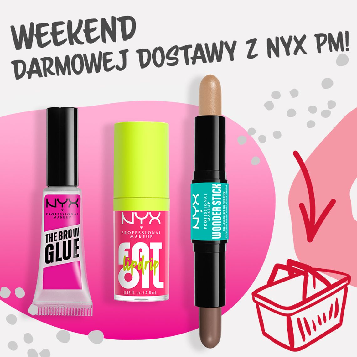 Weekend darmowej dostawy w Rossmannie z NYX PM