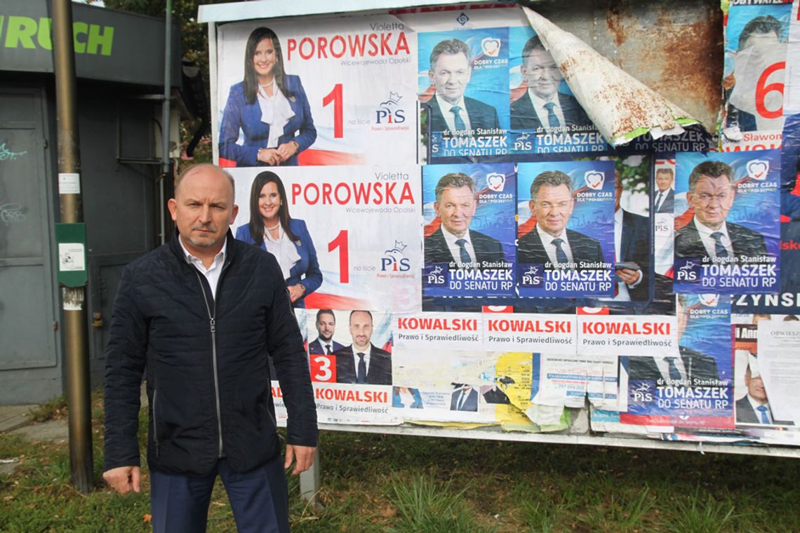 Węgrzyn kontra Sadłowski. Ostre spięcie podczas nocnego wieszania plakatów wyborczych