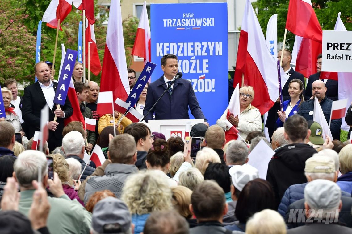 Wiec poparcia dla Rafała Trzaskowskiego przed drugą turą wyborów prezydenckich. Już w czwartek w Parku Pojednania