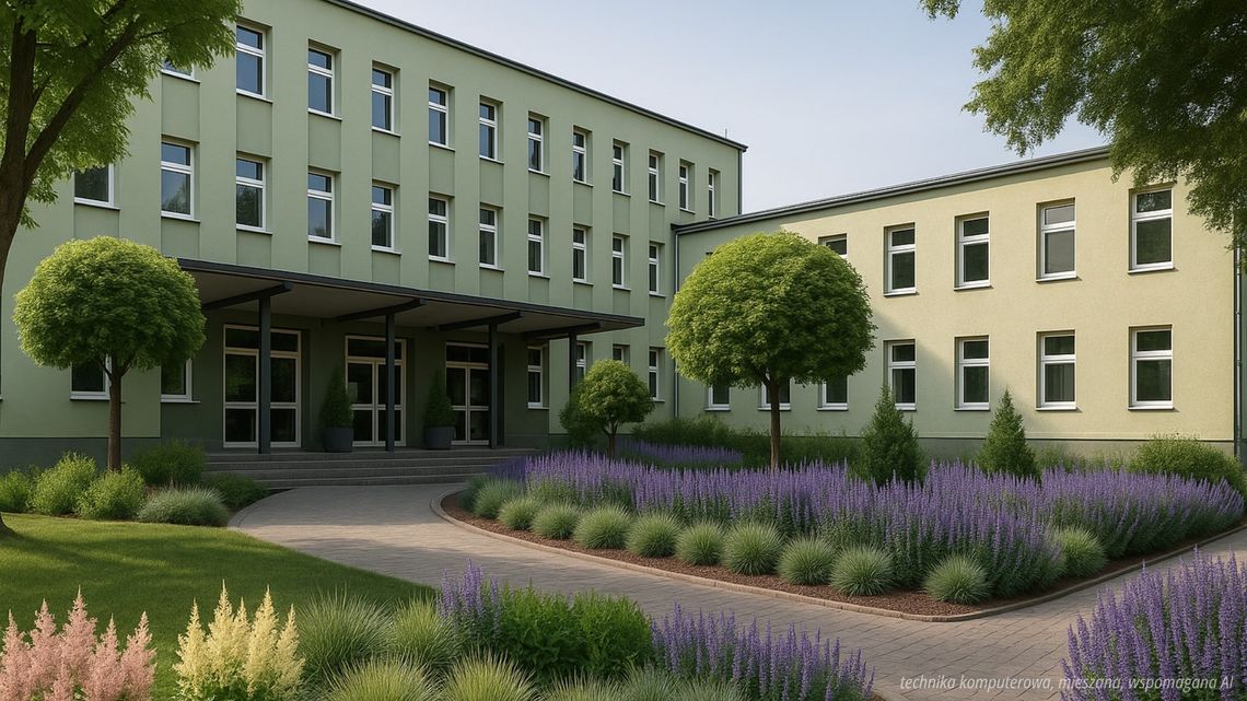 Wokół kozielskiego szpitala powstanie park dla pacjentów i odwiedzających. Udało się zdobyć pieniądze na projekt