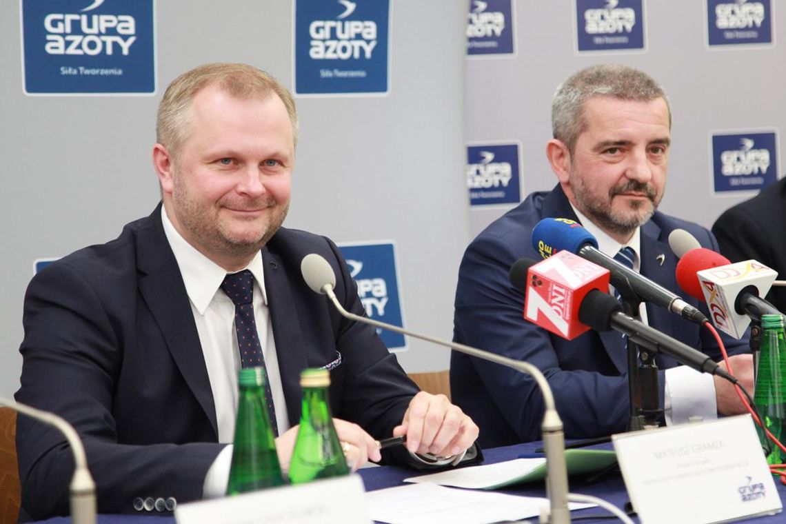 Wspólna konferencja nowych prezesów Grupy Azoty i Grupy Azoty ZAK w Kędzierzynie-Koźlu