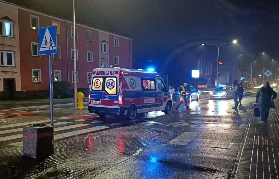 Wypadek na ulicy Kozielskiej. Pieszy potrącony na oznakowanym przejściu