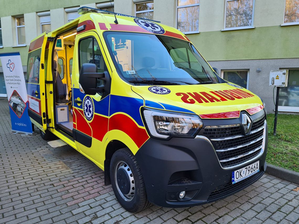 Zaawansowany ambulans dla szpitala w Kędzierzynie-Koźlu. Wkrótce wyjedzie na pierwszą akcję