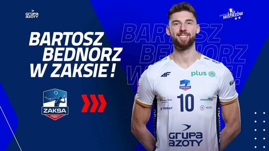 ZAKSA potwierdziła hitowy transfer! Bartosz Bednorz dołączył do mistrza Polski