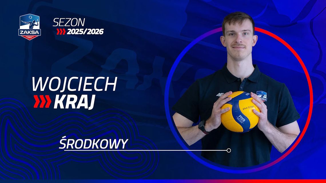 ZAKSA skompletowała zespół na nowy sezon. Wojciech Kraj ostatnim letnim transferem