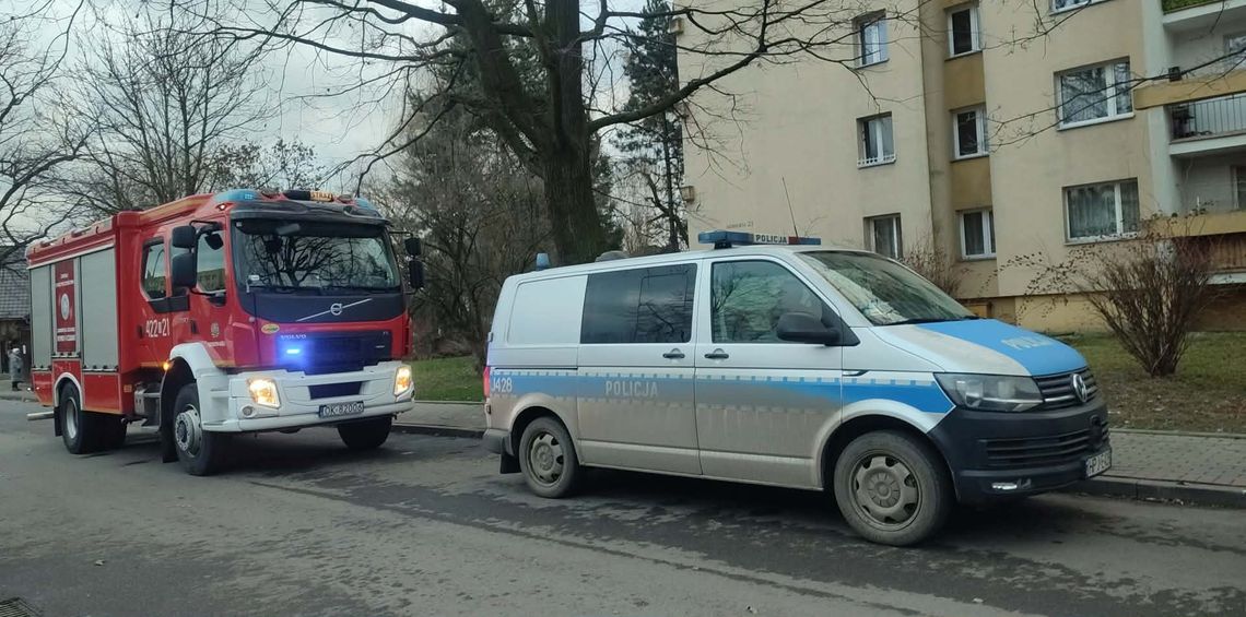 Zapach gazu postawił służby na nogi. Interwencja strażaków przy ul. Archimedesa w Koźlu