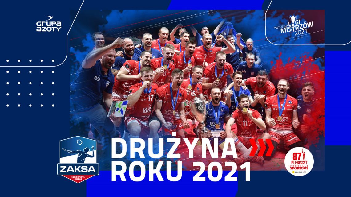 Zaskoczenia nie było. Grupa Azoty ZAKSA drużyną roku w 87. Plebiscycie Przeglądu Sportowego i Polsatu