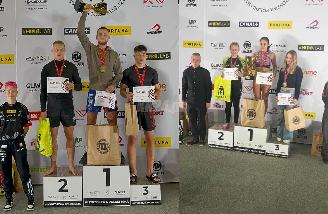 Zawodnicy z Kędzierzyna-Koźla z medalami na Mistrzostwach Polski MMA 2025 Zawodnicy z Kędzierzyna-Koźla z medalami na Mistrzostwach Polski MMA 2025