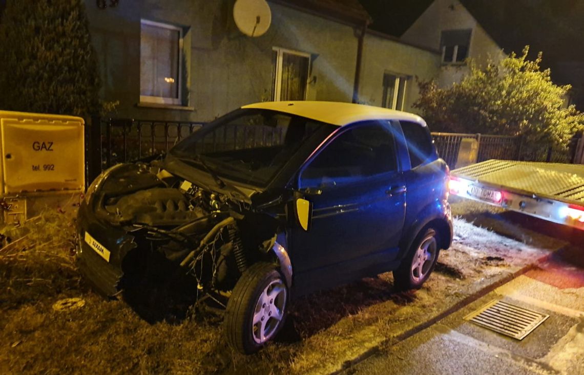 Zderzenie volkswagena i mikrosamochodu w Kłodnicy