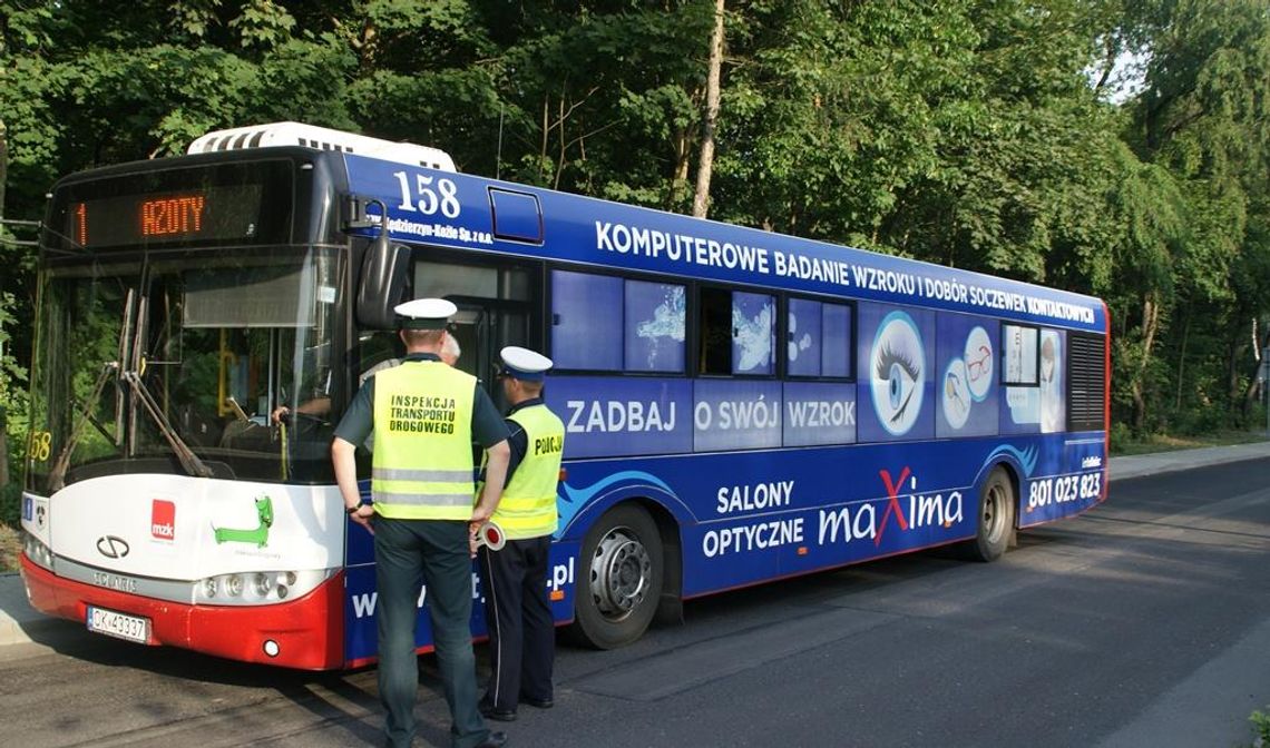 Zmasowane kontrole w autobusach MZK. Kierowcy dmuchali w balonik