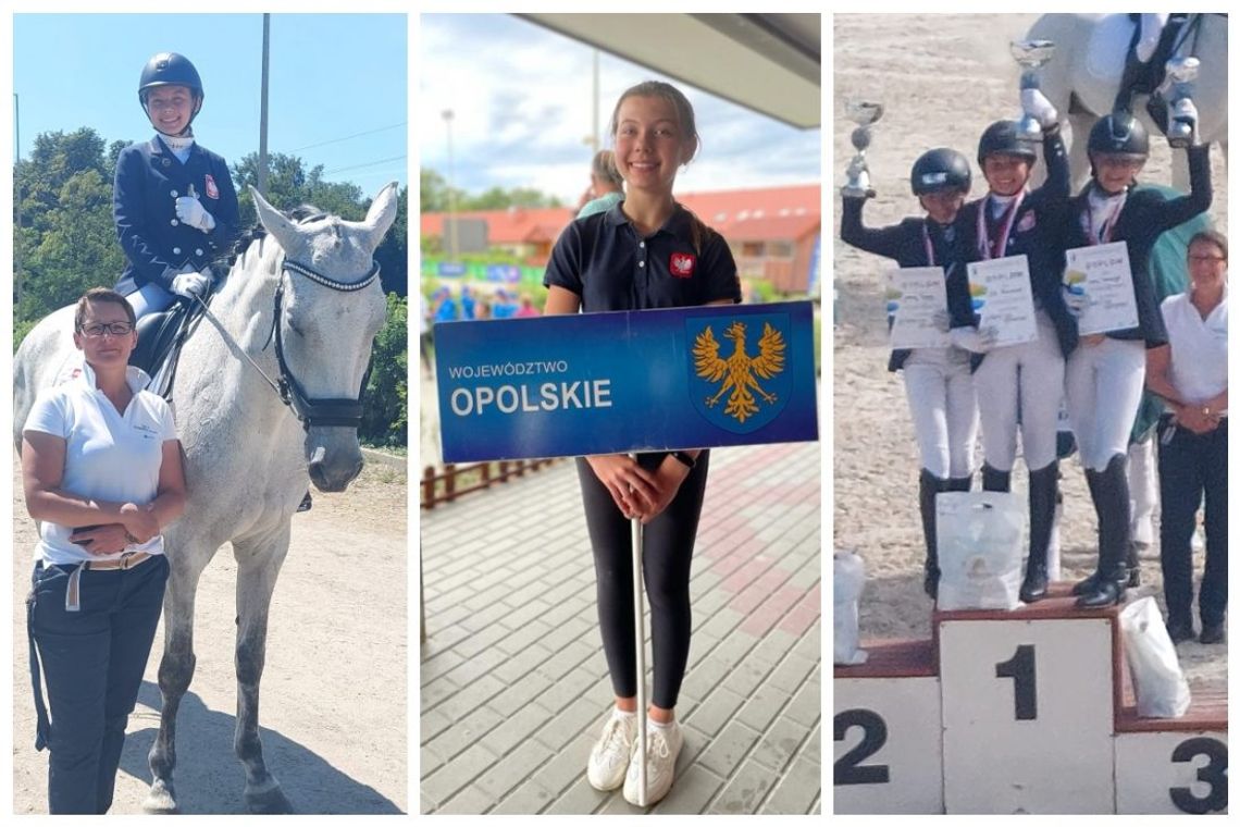 Zosia Kaczmarek złotą medalistką Ogólnopolskiej Olimpiady Młodzieży w jeździectwie