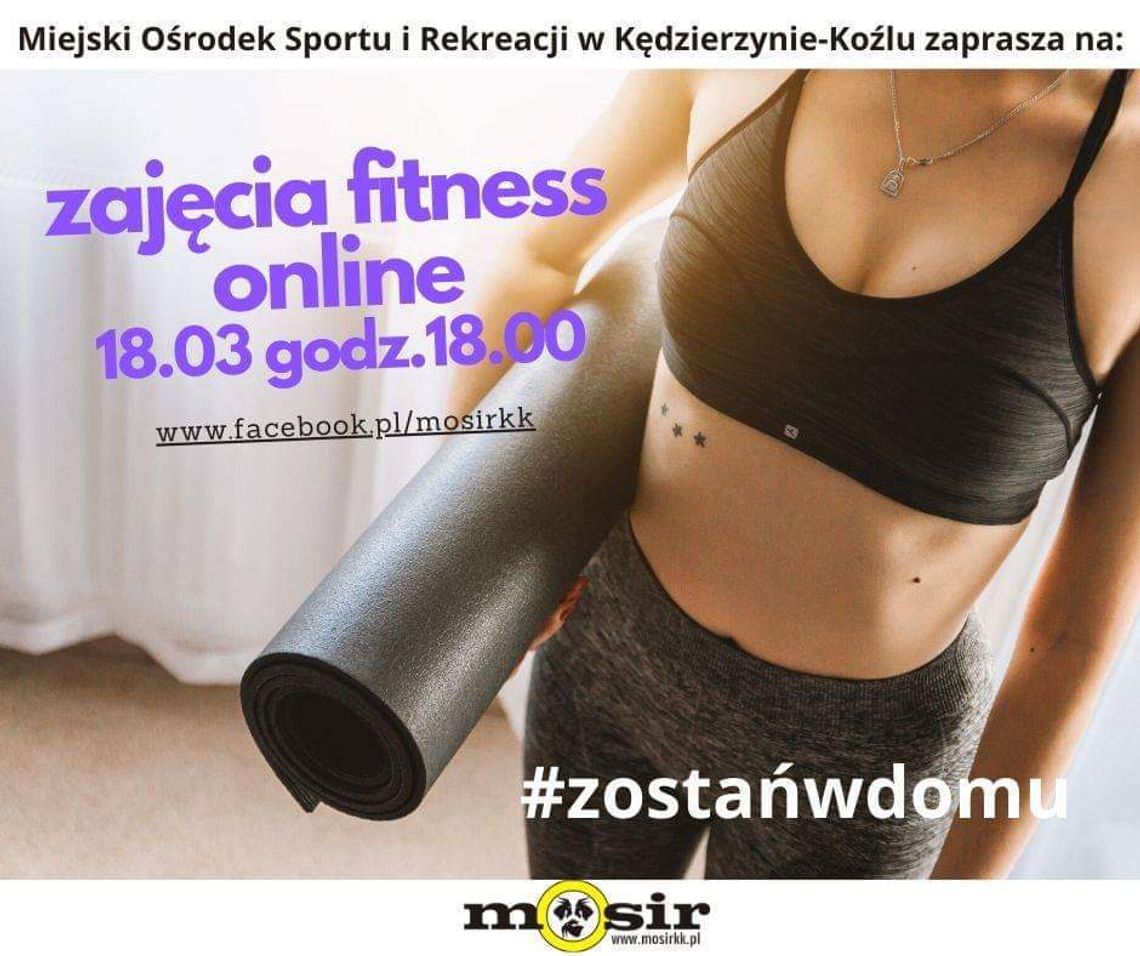 Zostań w domu i... rusz się z kanapy! MOSiR organizuje zajęcia fitness online