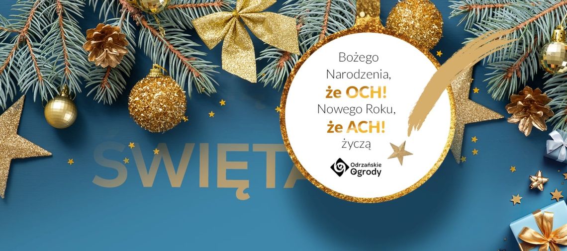 Życzenia bożonarodzeniowe i noworoczne Galerii Odrzańskie Ogrody dla Czytelników KK24.pl
