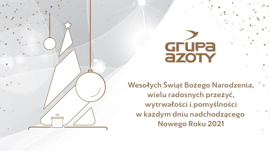 Życzenia bożonarodzeniowe i noworoczne Grupy Azoty ZAK S.A. dla Czytelników KK24.pl