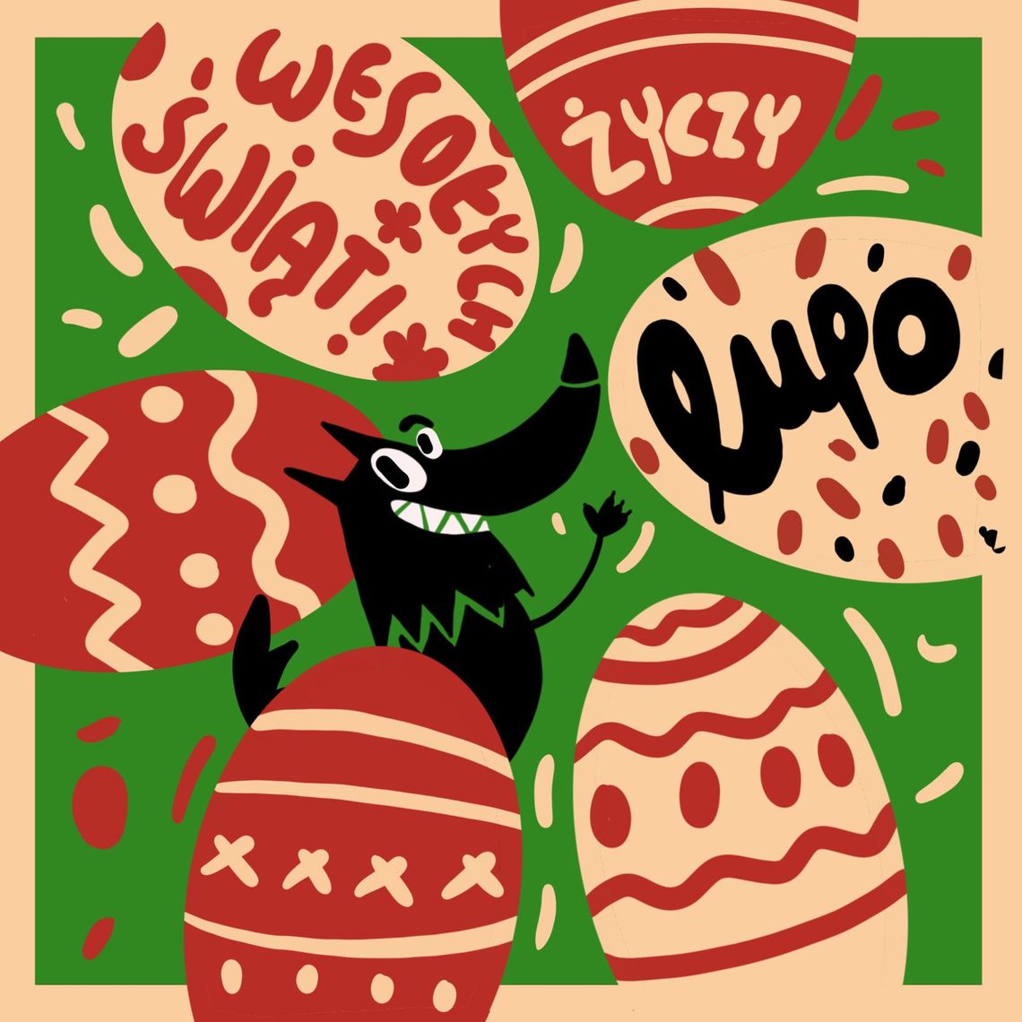 Życzenia wielkanocne firmy Telepizzerii Lupo dla Czytelników KK24.pl