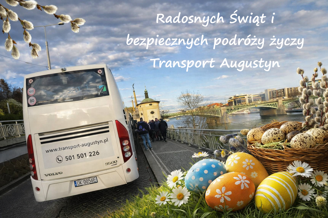 Życzenia wielkanocne firmy Transport Augustyn dla Czytelników KK24.pl Życzenia wielkanocne firmy Transport Augustyn dla Czytelników KK24.pl