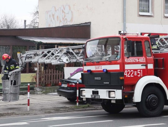 Pożar restauracji w centrum Kędzierzyna-Koźla