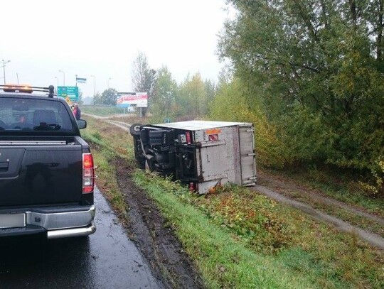 Ciężarówka pod Rondem Milenijnym