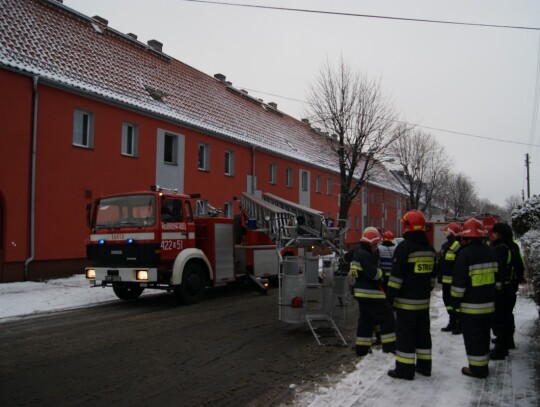 Pożar komina na ul. Sobieskiego 16.01.2016