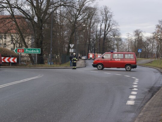 Kolizja przy ulicy Łukasiewicza 27.01.2016