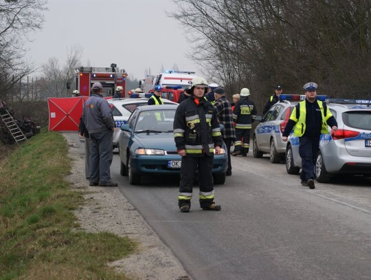 Wypadek śmiertelny w Kobylicach