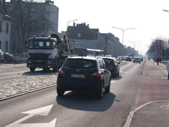 Korki na Kozielskiej 18.03.2016