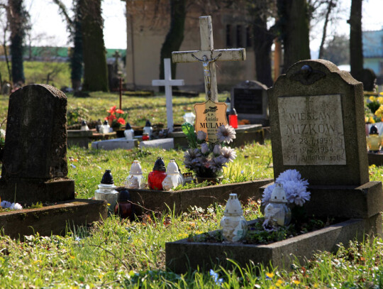 stary cmentarz w Koźlu ulica Racławicka  (22)