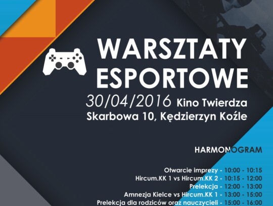 Warsztaty esportowe w Kędzierzynie-Koźlu.