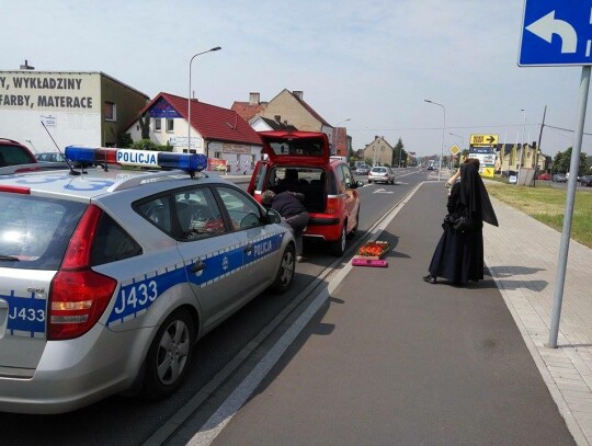 kolizja ulica kozielska kaufland (1)