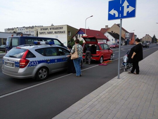 kolizja ulica kozielska kaufland (6)