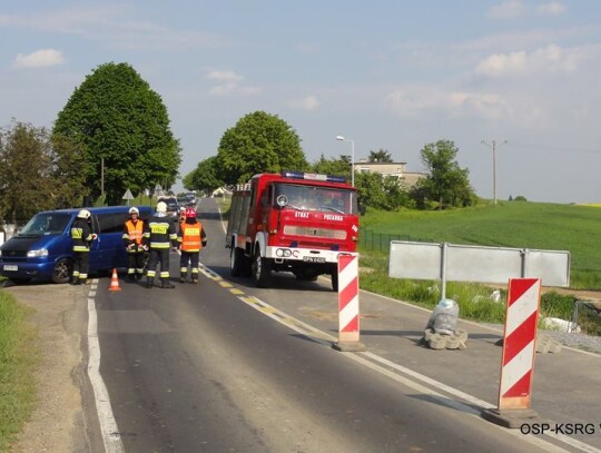 Wypadek na drodze krajowej nr 40