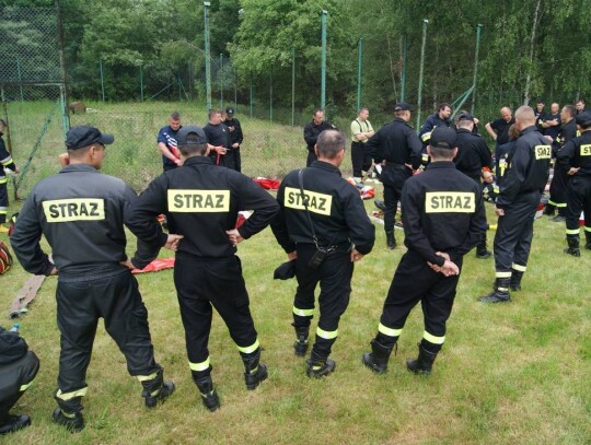 Ćwiczenia straży pożarnej w Kędzierzynie-Koźlu