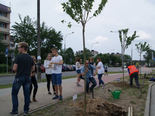 Młodzieżowa Rada Miasta Kędzierzyn-Koźle posadziła drzewka