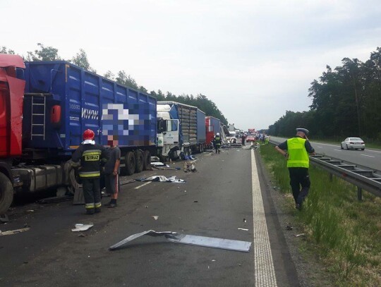 karambol autostrada a4 korek wypadek (1)