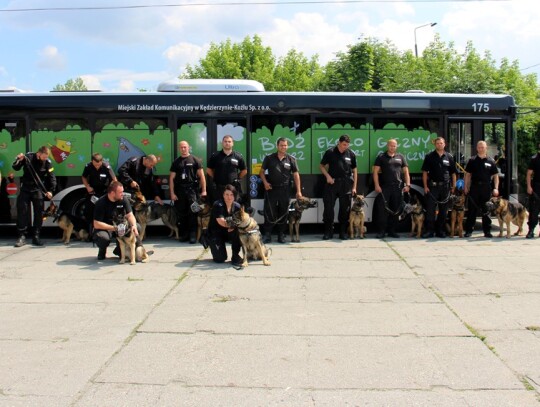 Szkolenia policjantów z psami w Kędzierzynie-Koźlu