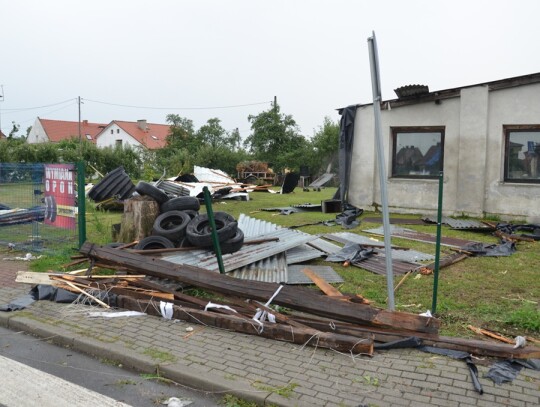 Osiedle Rogi w Kędzierzynie-Koźlu po nawałnicy