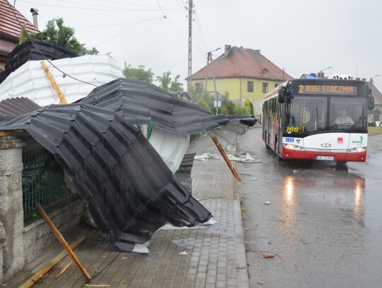 Osiedle Rogi w Kędzierzynie-Koźlu po nawałnicy